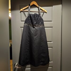 Black Halter Dress